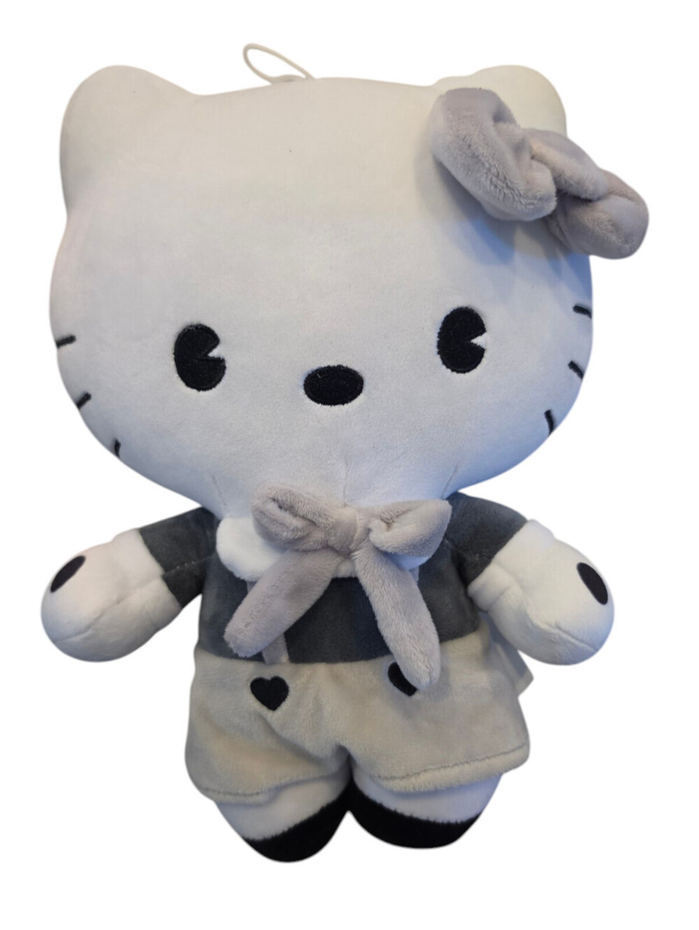 Hello Kitty 12" Tall Black White Sanrio Fiesta 2018 Plush Toy Doll Figure